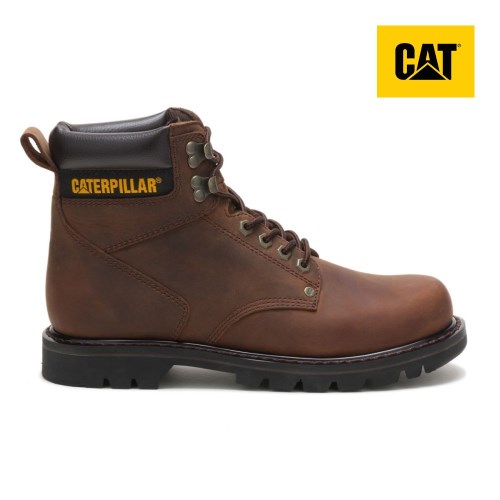 Caterpillar Second Shift Werkschoenen Heren DonkerBruin (LYWA.NL)